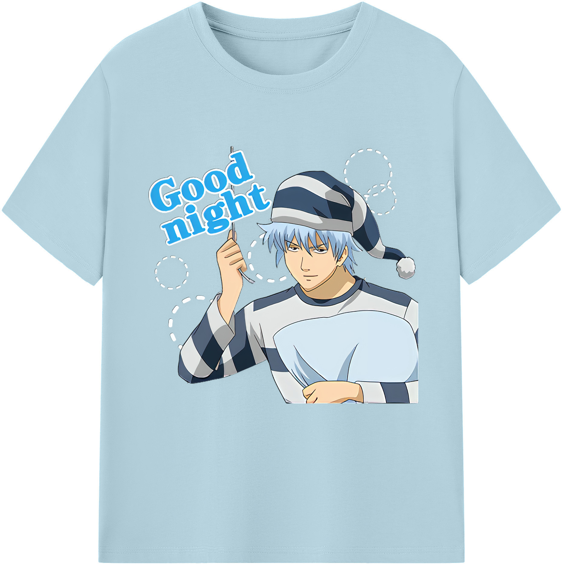 （画像用） ぎんたま 坂田銀時（さかたぎんとき） 神楽 志村新八（しむら しんぱち） GINTAMA Sakata Gintoki Kagura Shimura Shinpachi 綿100％半袖Tシャツ（フロントプリント）